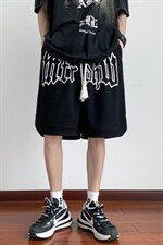 大码高品质发泡印花麻绳织带五分裤DK59P38控55，男装牛仔裤，四季星座806