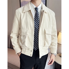 灯芯绒外套男女春秋冬新款潮牌工装夹克翻领运动上衣JW30，男装夹克，星座1116A（原606A-3）