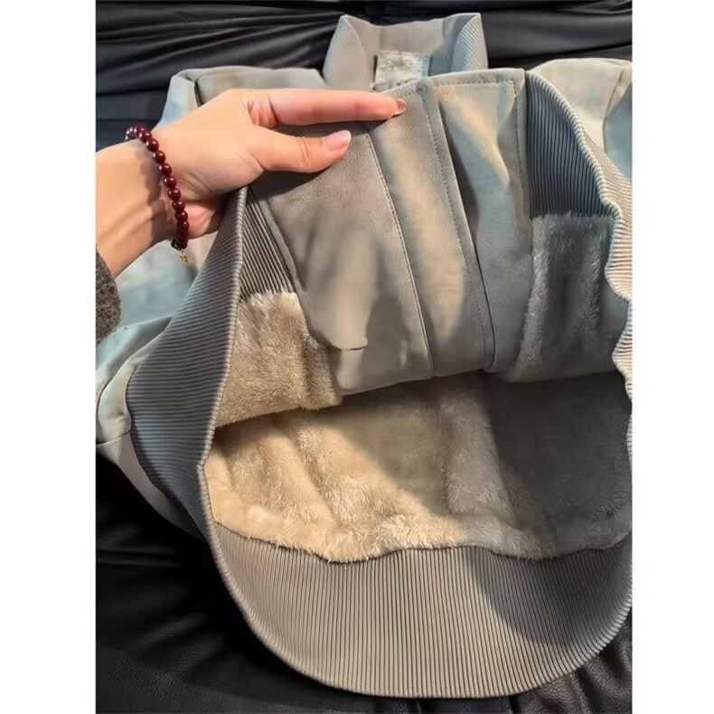 现货美式夹克复古扎染PU皮衣加绒外套男JK114特P80,男装夹克,星座205-3