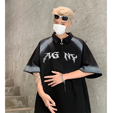 polo衫短袖t恤男夏季宽松休闲半拉链体恤衫XZ514-2-202482-P63，男装T恤，星座514-2(原B239)