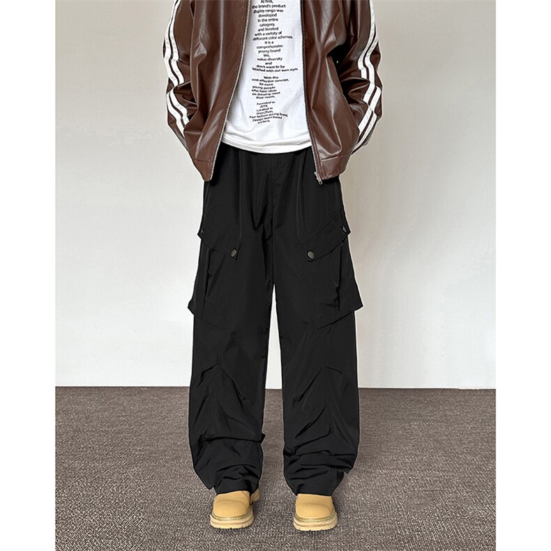 美式潮牌工装裤大口袋休闲裤A477特P45控78，男装工装外套，电商A309