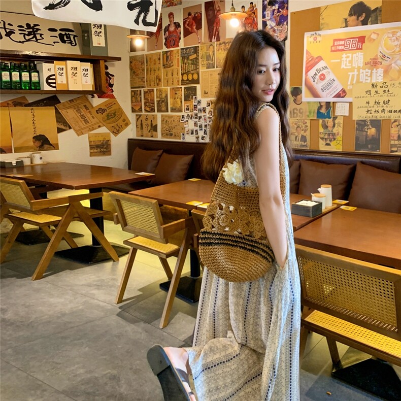 复古碎花绝美法式连衣裙2025新款女初夏小香风超好看高级感背心裙,女装连衣裙,2C166