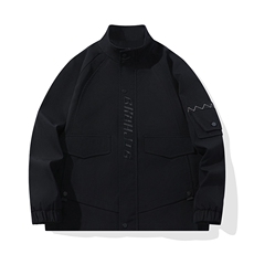 春季男式立领刺绣夹克外套型男休闲百搭青年外套男L12-P63，男装夹克，星座310B-3