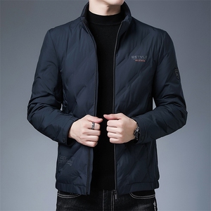 AN9157钱塘2020-3秋冬新款中老年男士羽绒服立领休闲保暖外套P200图片
