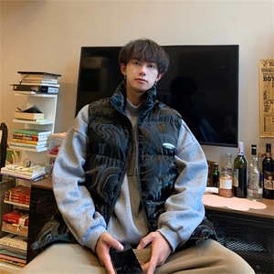 特P50 冬季棉服马甲男港风宽松棉衣无袖外套MJM263图片
