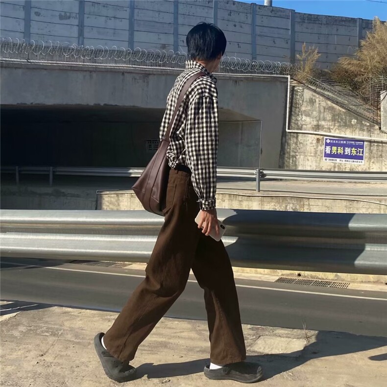 美式ins高街暗黑小众修身毛边微喇牛仔裤K7777-P48,男装牛仔裤,星座1109-3