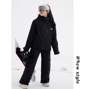 2024春户外俩件套登山服男女同款滑雪服套装M77+K1073J加绒-P250图片