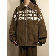 春秋季皮衣外套男女同款新款美式夹克XZ102B-1-JK2539P65，男装夹克，星座102B-1