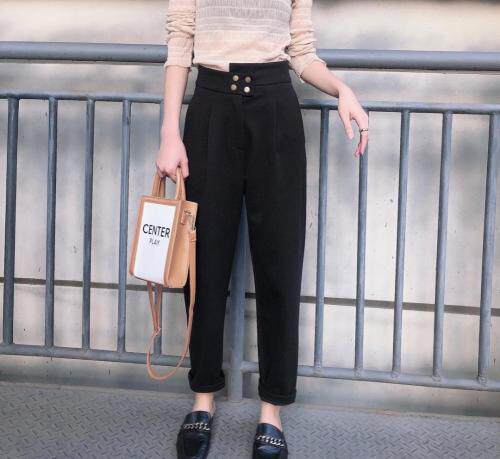 呢子面料西裤，女装，1+1 MAIN ROAD
