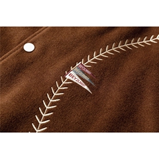 美式旗帜字母刺绣大码S-2XL夹棉聚酯纤维棒球棉衣男78156P148，男装棉衣，星座227-7