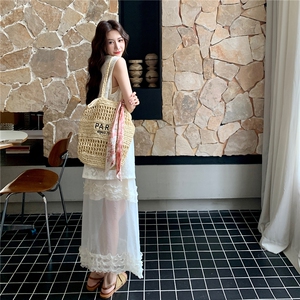 新款 现货蕾丝半身裙两件套装3002-P155K228图片