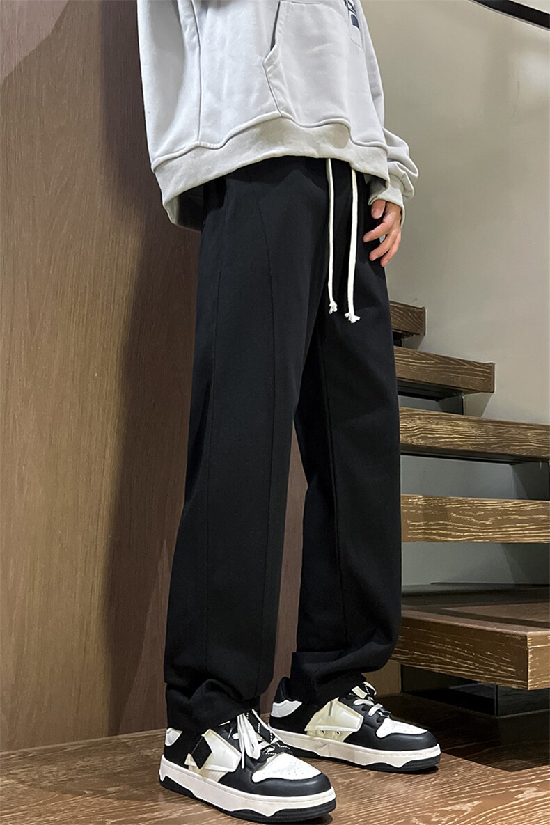 港风秋冬酷丝棉美式高街宽松休闲长裤男K23319-P35控49,男装休闲裤,星座717