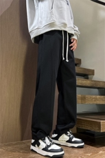 港风秋冬酷丝棉美式高街宽松休闲长裤男K23319-P35控49，男装休闲裤，星座717