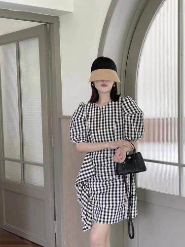 收腰版连衣裙，女装连衣裙，玩美