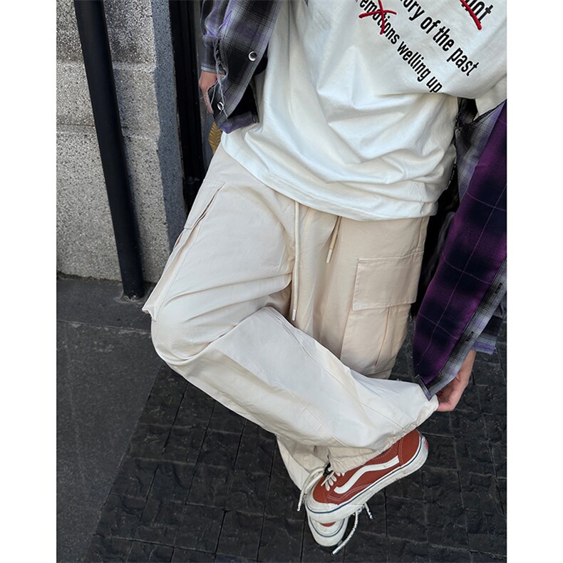 B221美式ins街头hiphop休闲大口袋宽松工装裤LK23121-P65控88,男装休闲裤,电商B221