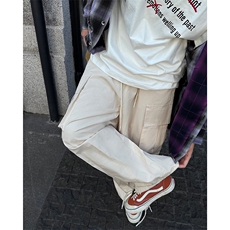 B221美式ins街头hiphop休闲大口袋宽松工装裤LK23121-P65控88，男装休闲裤，电商B221