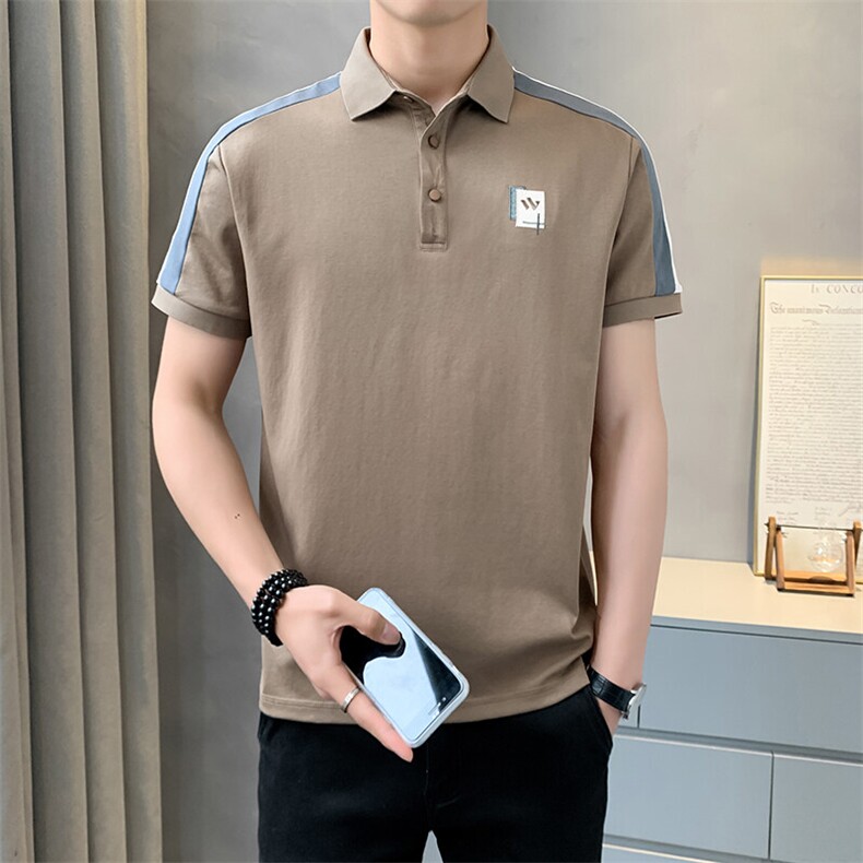 夏季短袖男刺绣POLO衫T恤时尚休闲半袖上衣YD3301-P38,男装Polo衫,星座310B-3