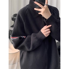 1506A/GM060/P60宽松高级感拉链长袖上衣针织衫男1，男装针织衫/毛衣，星座1506A