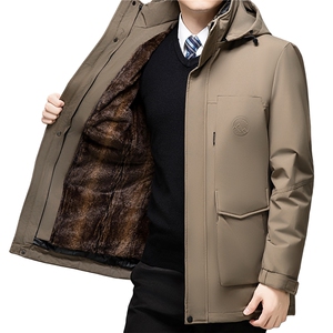 2025高品质连帽羽绒服外套男滑雪服登山服90绒新标图片