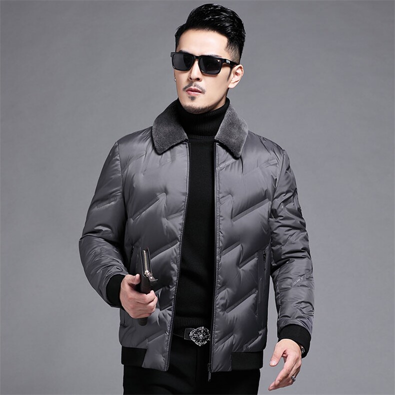 B221661钱塘2020-3新款冬季90绒精品羽绒服毛领可脱卸P230图片