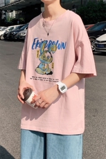 图案已注册港风休闲潮大码情侣男女中性短袖T恤男DT7021P25控，男装T恤，星座227-7