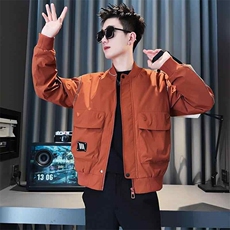 1506-1/JG711/P62男款春秋季高级感痞帅棒球服百搭工装外套1，男装工装外套，星座1506-1