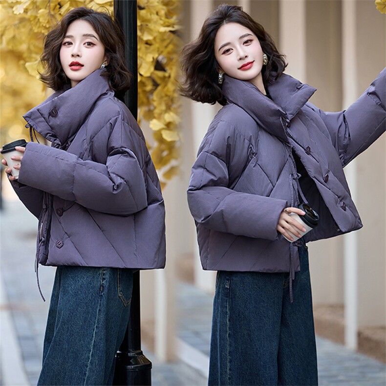 时尚保暖女款羽绒服冬季新款加厚短款外套显瘦百搭潮流设计,女装羽绒服,姿衣坊
