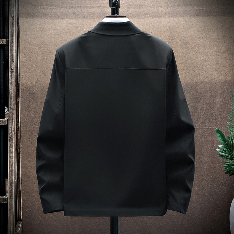 男士外套春秋季2023新款潮流青年衣服男装秋冬商务休闲夹克上衣男,男装夹克,电商B212（原钱塘6029）