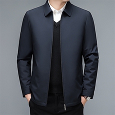 冬季商务休闲羽绒服男装中年可脱卸内胆连帽厚款外套YY22888-P195，男装羽绒服，星座1105-3