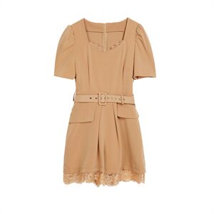 连体裤宽松柔软舒适宽松短裤2022年夏季时尚，女装休闲裤，时尚俏佳人