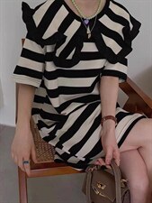 韩味连衣裙，女装连衣裙，依多坊