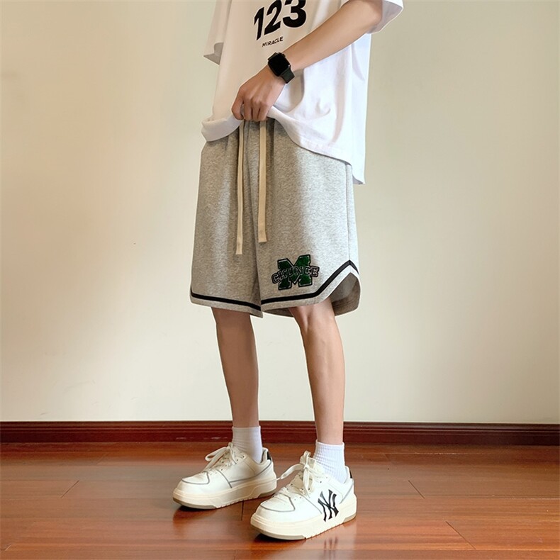 DK6966P35红地板华棉短裤篮球大码宽松户外时尚休闲夏季短裤男,男装休闲裤,星座510A-1
