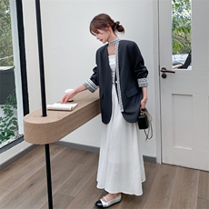 【26春新款】蕾丝拼接西装2D001-6763-P145-K238，女装西装，2D001