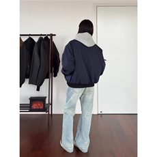 美式飞行夹克男女春秋2025潮牌cleanfit外套翻领短款工装棒球服，男装夹克，星座1210-1