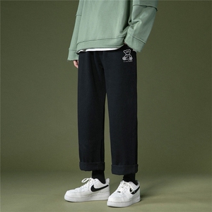 k1010-p45-控68 M-5XL 中性宽松大码牛仔裤cityboy图片