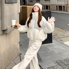 水衣源2768款短款泡芙加厚保暖羽绒服面包服外套女，女装羽绒服，浙宝189