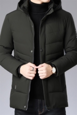 BJM1102钱塘2020-2中年男士冬季厚款连帽商务休闲简约棉衣P72，男装棉衣，钱塘207-2