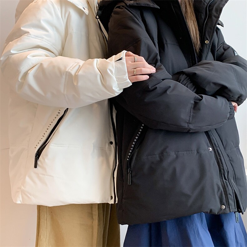 连帽轻薄潮牌日系短款外套修身学生白鸭绒羽绒服印花背带,男装羽绒服,星座301D-5(原星座1415）