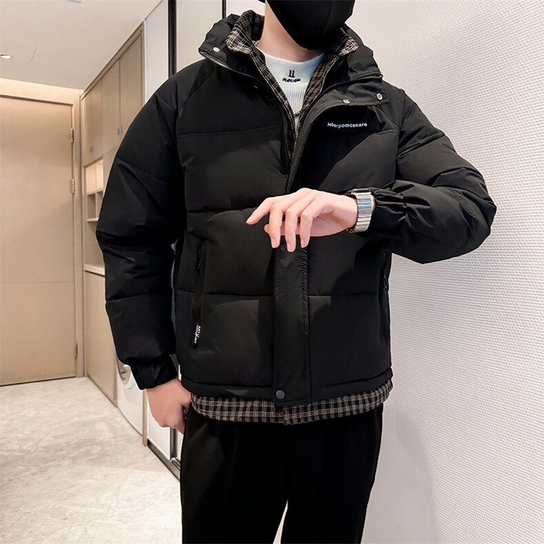 B216M8968P1302025冬装新款男假两件棉衣外套羽绒棉服社会风,男装棉衣,电商B216（原B302）