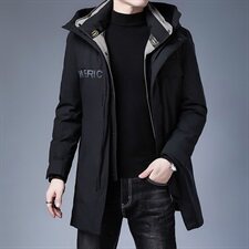 L632钱塘2020-2冬季男士羽绒服90绒中长款连帽爆款主推精品P300，男装羽绒服，钱塘207-2