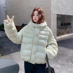 设计感羽绒服女2025新款冬季超好看独特流行爆款宽松白鸭绒外套潮图片