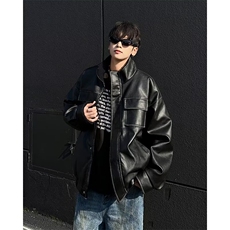 冬季2024新款棉衣外套男宽松保暖羊羔毛皮毛一体棉服MF302-P103，男装棉衣，星座412-2