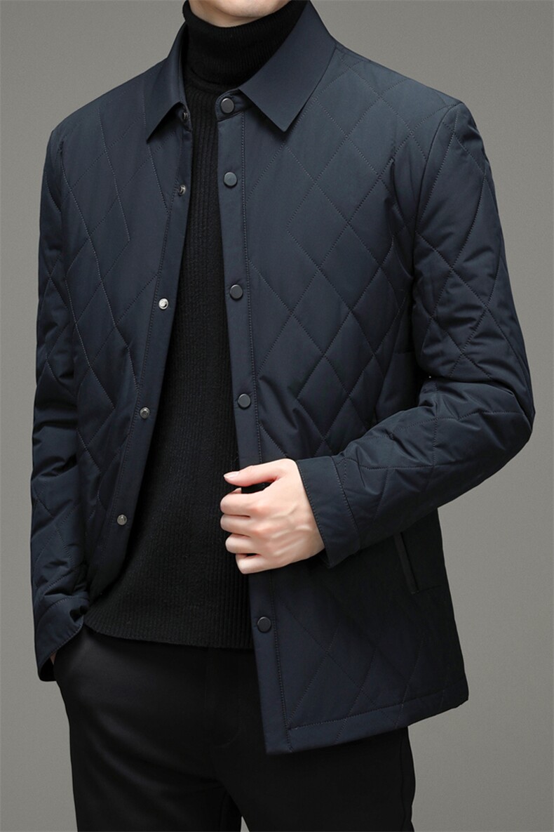 新款冬加厚中年男棉衣中年夹克短款男装中年休闲棉服YYM801-P210，男装棉衣，电商B212（原钱塘6029）