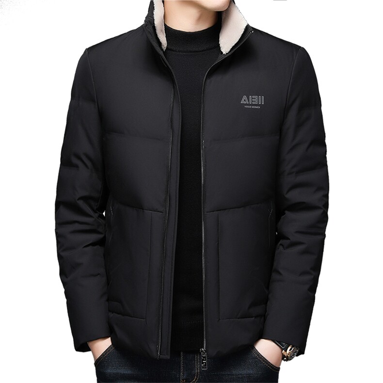 V3588钱塘2020-3冬季厚款商务休闲中年男士80鸭绒羽绒服P185,男装羽绒服,钱塘207-3