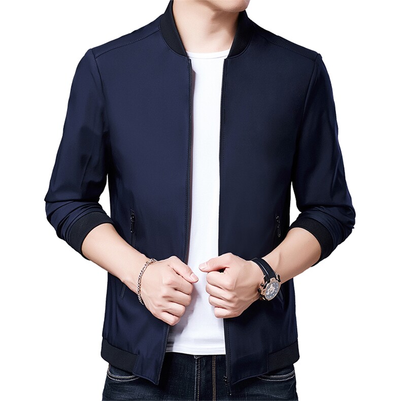 中年男士春季外套男春款休闲新款中老年男装上衣爸爸春装夹克外套,男装夹克,电商B212（原钱塘6029）
