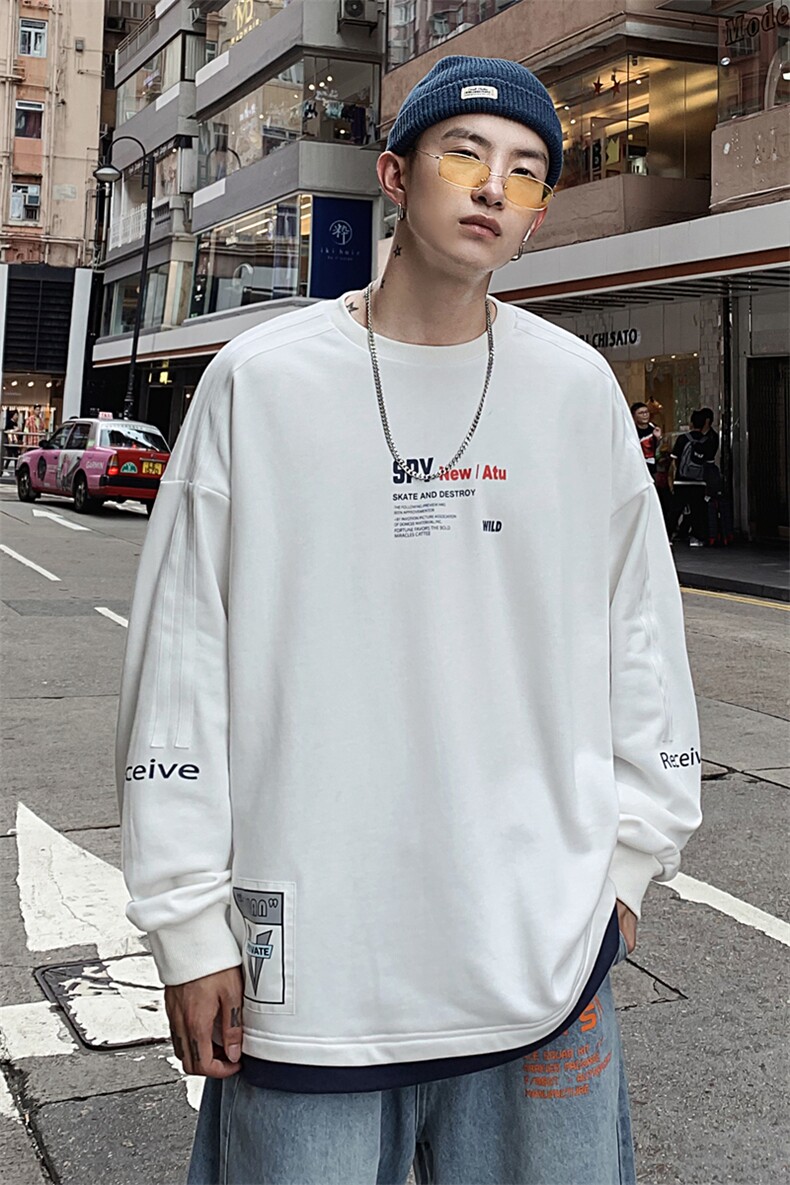 2021春SPY印字宽松卫衣上身效果超好009/P78有差价（低88）,男装卫衣,星座1506-1