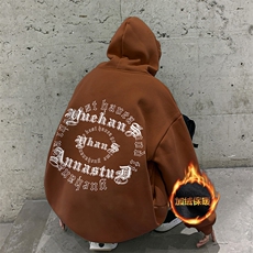 抖音供货、复合重磅加绒现货连帽卫衣宽松D223A-JR-WY2378-特P40，男装卫衣，电商019-1