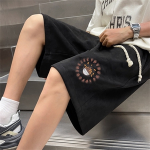 特P25控48 品质夏麂皮绒休闲短裤休闲五分裤JDK3135图片