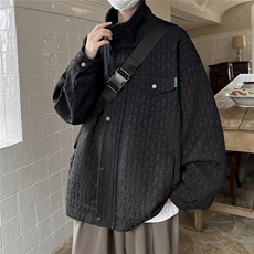 小香风美式牛仔夹克男宽松大皂风百搭工装外套JK8740P125控168，男装夹克，星座226-1