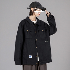 2021秋季新蒙马特日系中性风大码男潮流复古牛仔夹克外套J962-P75，男装夹克，电商A001